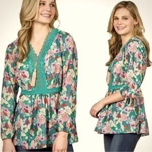 Matilda Jane Women's Floral Tunic Top